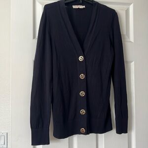 Tory Burch Navy Cardigan